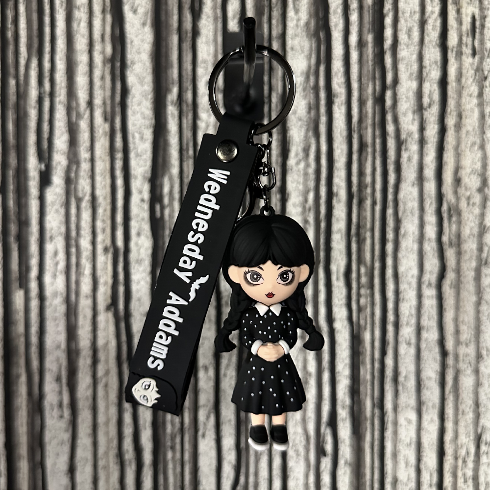 Wednesday Addams Keychain (2 Styles) – Terror 29