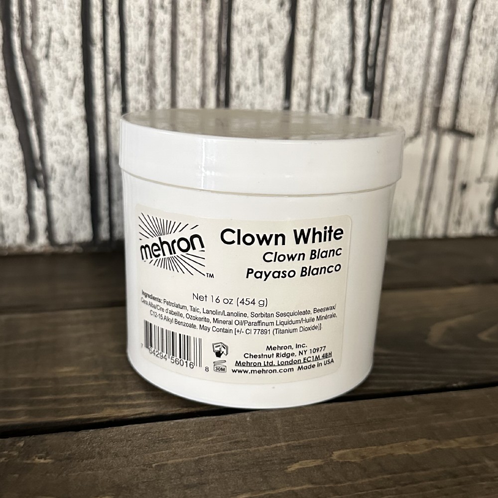 Mehron Clown White Makeup 16oz