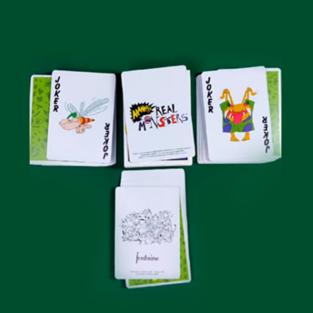 Aaahh!!! Real Monsters Playing Cards (Fontaine X Nickelodeon)