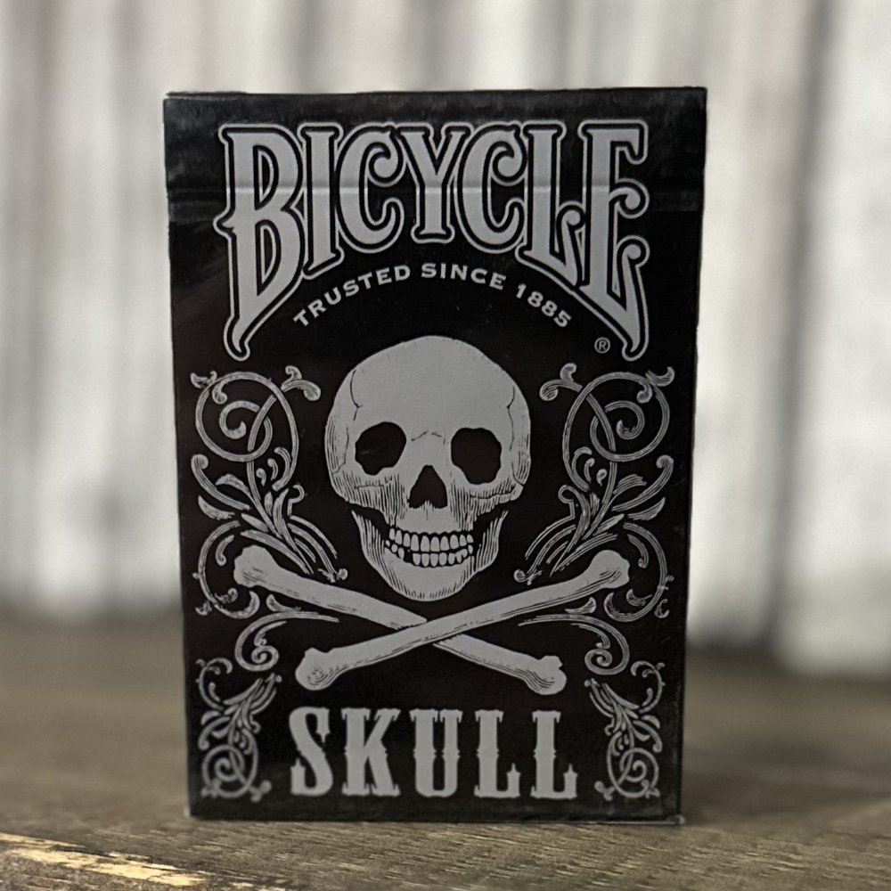 Bicycle Skull Metallic (Silver)