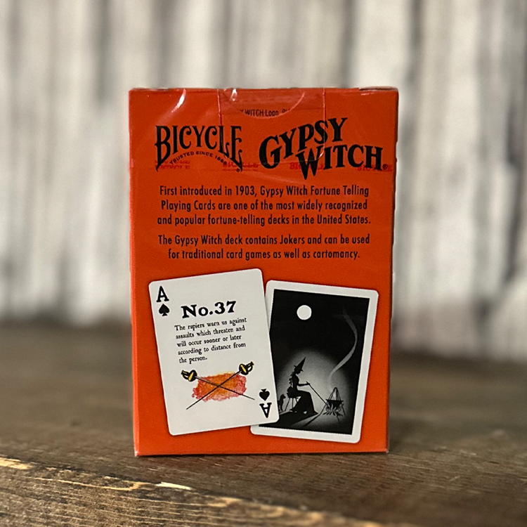 Gypsy Witch Fortune Telling Playing Cards