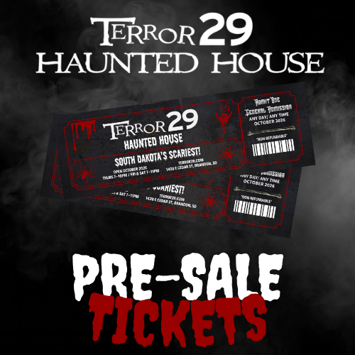 Terror 29 Haunted House Pre-Sale Ticket