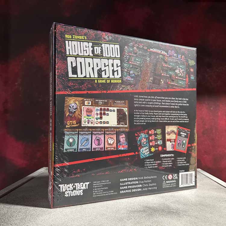 Rob Zombie House of 1000 Corpses Board Game