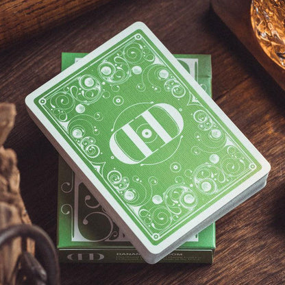 Smoke & Mirrors V8 Green (Standard) Edition Playing Cards